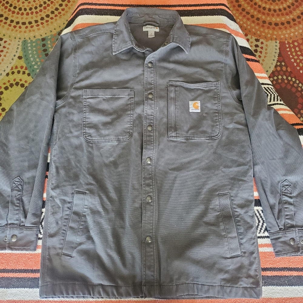 Fleece Lined Carhartt JacShirt